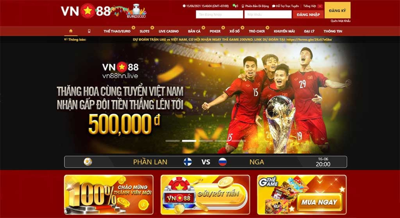 VN88 - Nhà cái cá cược trực tuyến uy tín nhất Việt Nam
