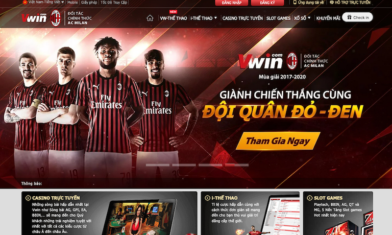 VWIN - Trang web cá cược bóng đá hợp pháp